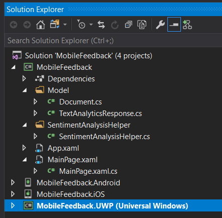 Building Xamarin Mobile Application With Analyzing Customer Feedback Using Sentiment Analysis API