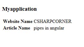Built In Pipes In Angular