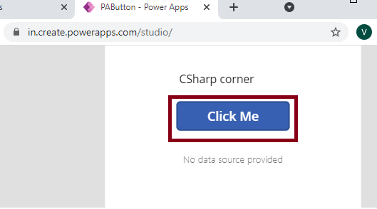 Button Control In Power Apps
