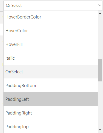 Buttons in PowerApps