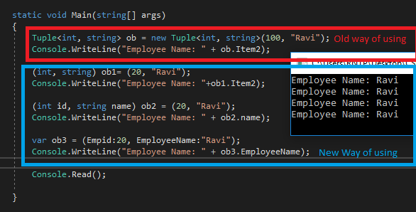 c# Tuple