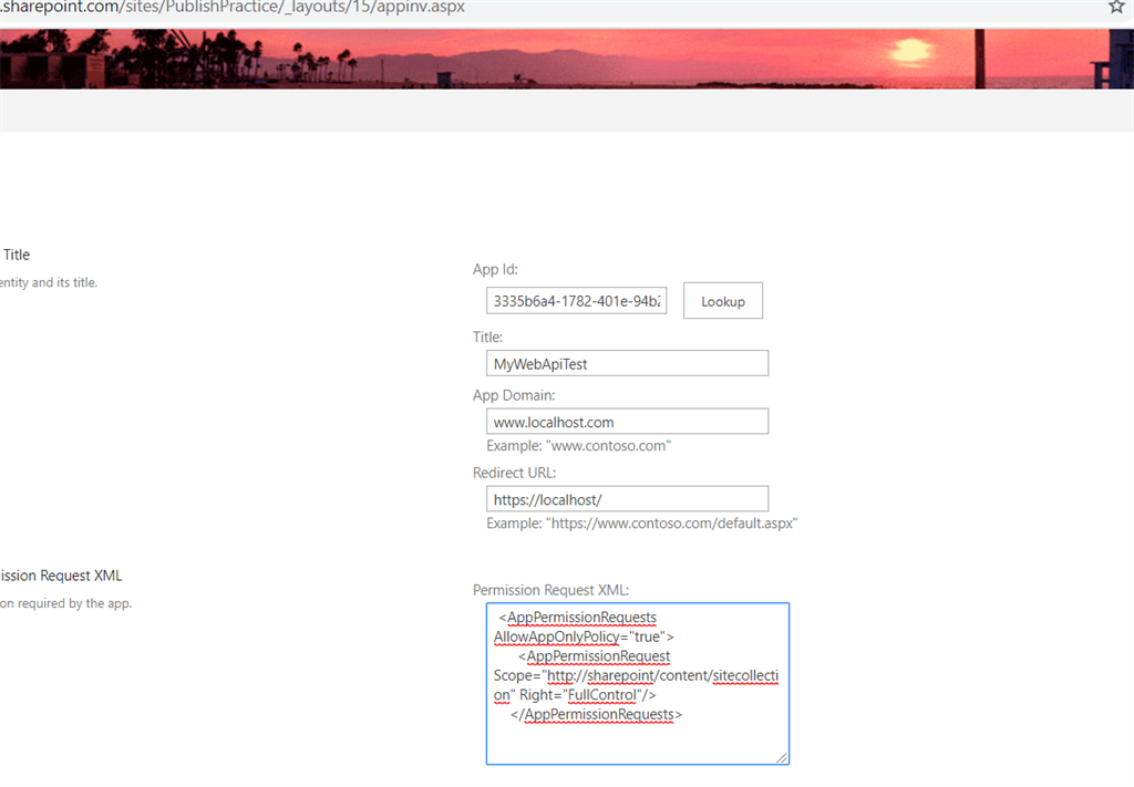 Concept Of WebAPI And Registering Custom App Using Client ID And Client Secret