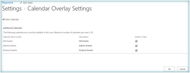 Calendar Overlays In SharePoint 2013 And SharePoint Online / Office 365