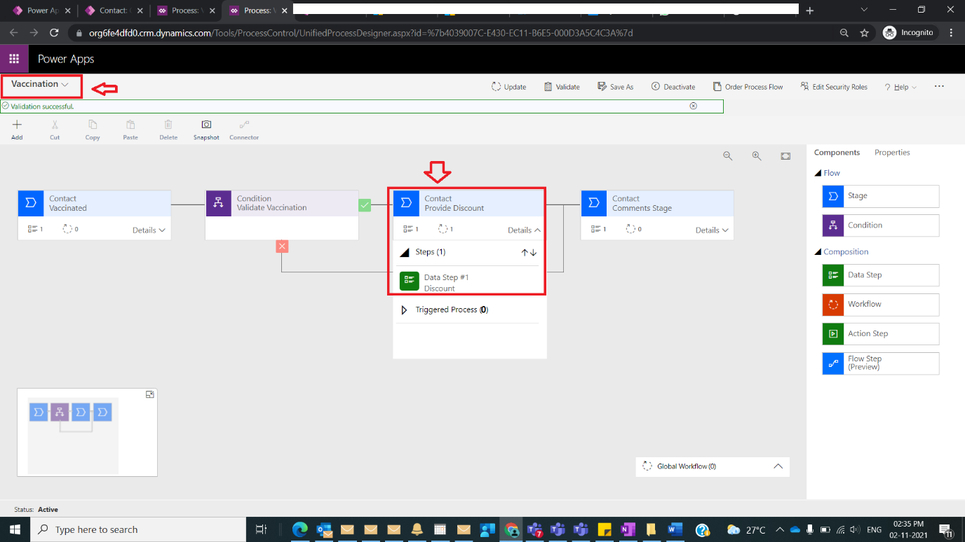 Call Workflow From BPF in Dynamics CRM Figure 2
