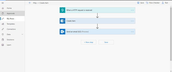 Calling Microsoft Flow From A Site Script