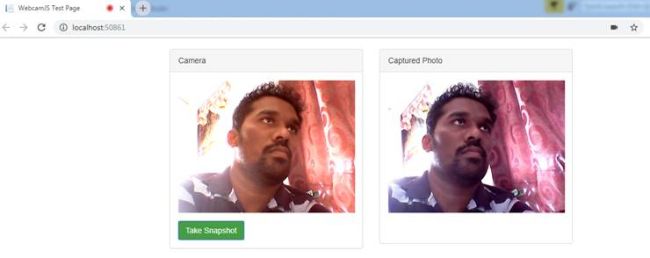 Capturing Image From Web Cam In ASP.NET Core MVC