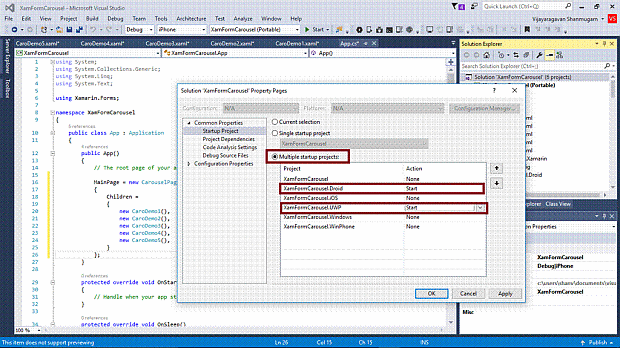 xamarin forms image carousel xamarin forms image carousel