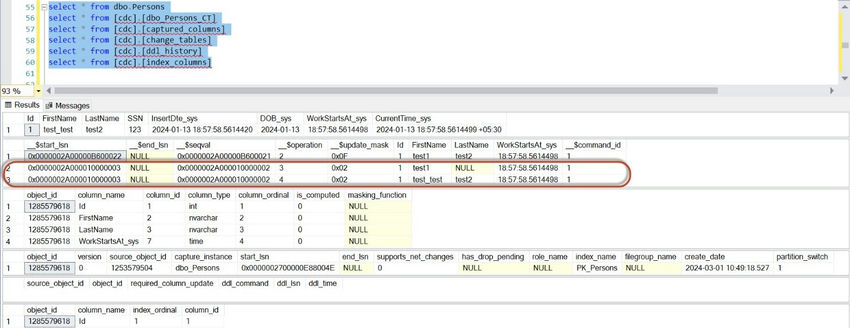 Change Data Capture - CDC with SQL server