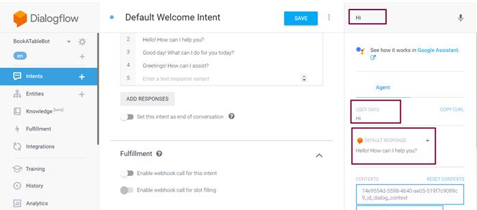 Chatbot Using Microsoft's Bot Framework And Dialog Flow API