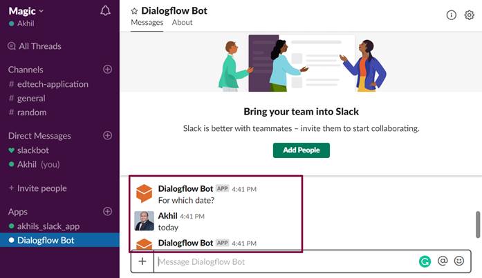 Chatbot Using Microsoft's Bot Framework And Dialog Flow API