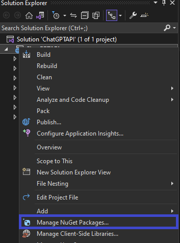 Chat GPT In .NET 7 API And Testing With Postman