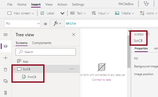 Check Box Control In Power Apps