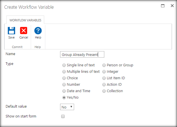 Group already present