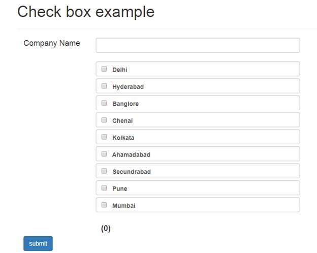 CheckBox Example In Angular 8 Using Web API And SQL Server