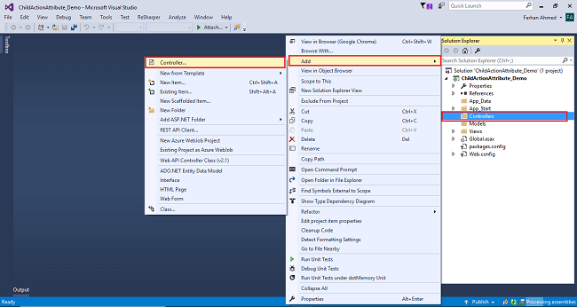 ChildActionOnly Attribute In ASP.NET MVC