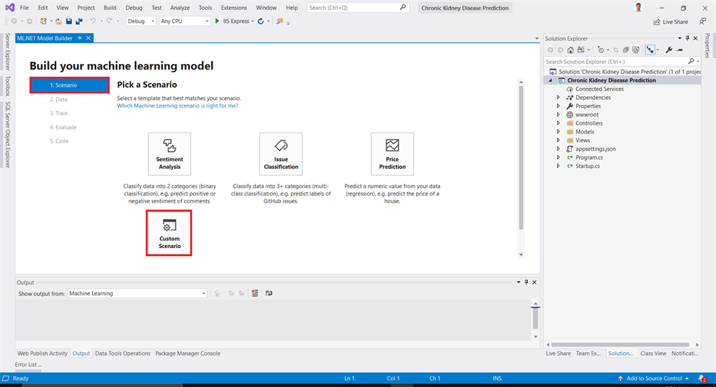 Chronic Kidney Disease Prediction In ASP.NET Core Using ML.NET