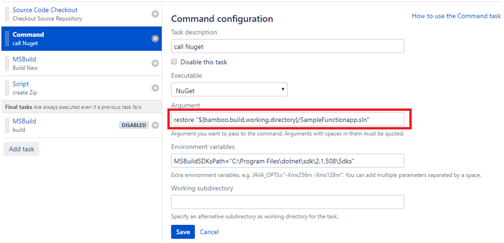 CI/CD Implementation For An Azure Function App Using Atlassian Bamboo Server