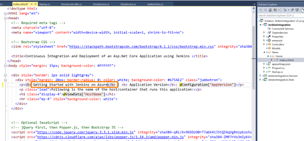 CI/CD Of ASP.NET Core Application On Azure Using Jenkins Azure Pipeline