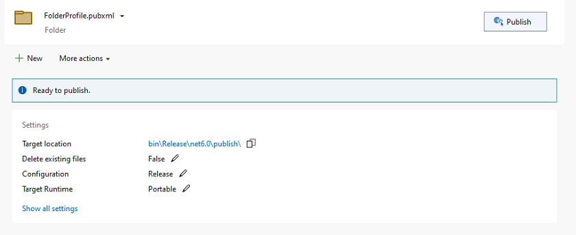 Implementation of.NET Core Application