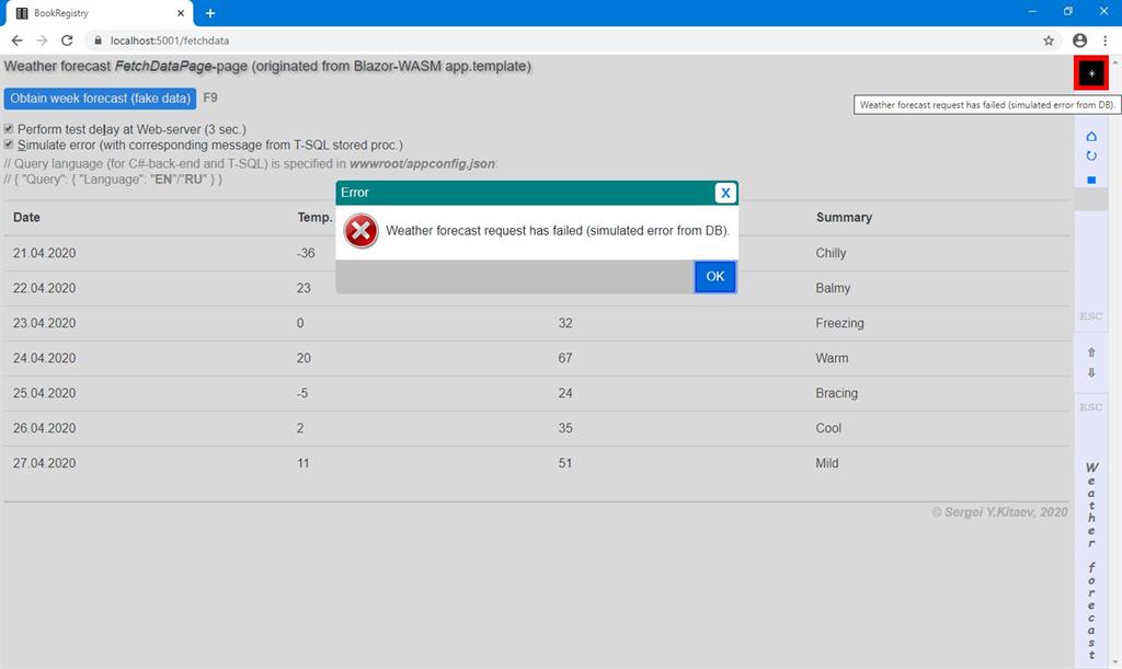 Client-Server WASM-Application In C#, TypeScript And Transact-SQL
