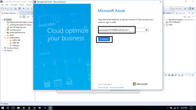 Publish Azure Cloud Service