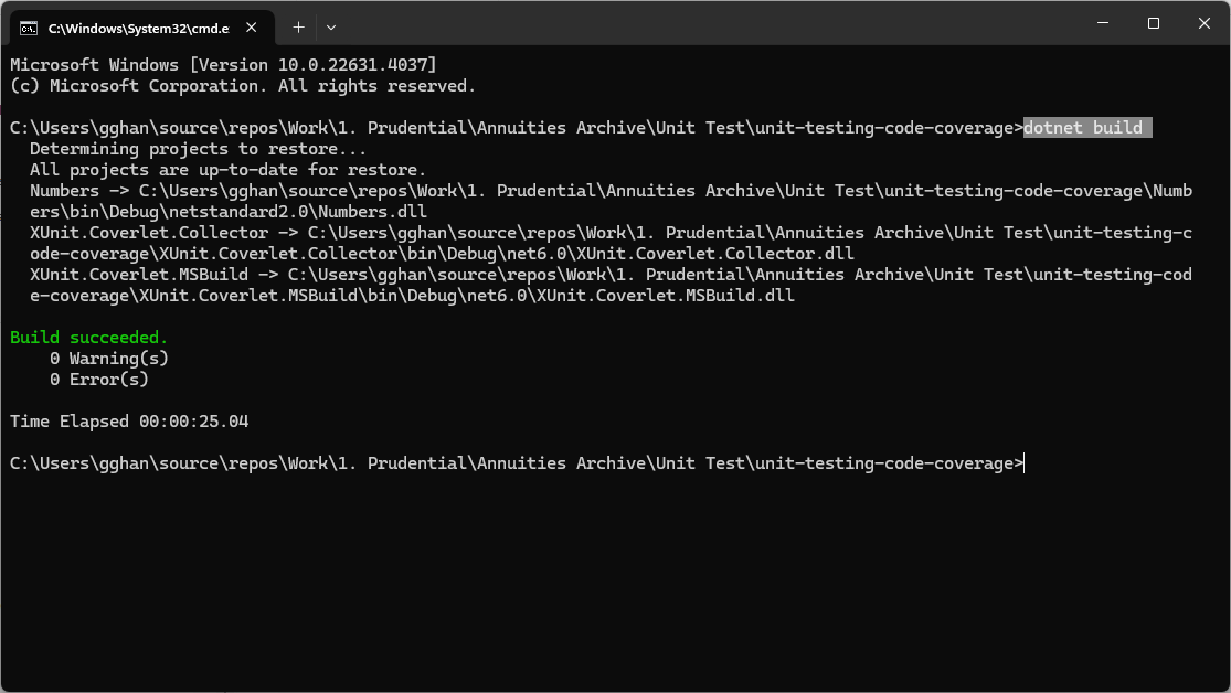 Unit Test (4-1) --- Code Coverage Report