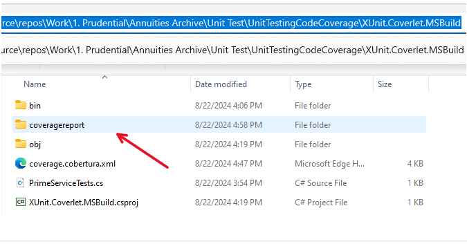 Unit Test (4-1) --- Code Coverage Report