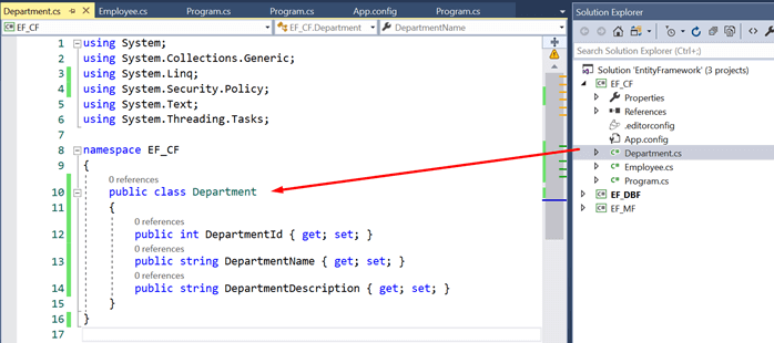 Code First Approach And Migrations In Microsoft .NET Entity Framework