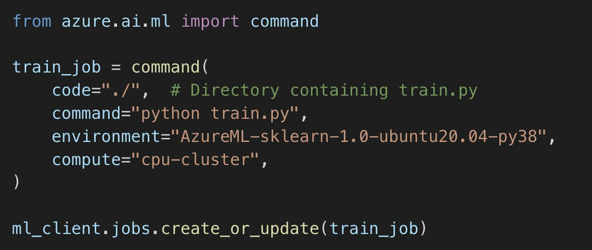 AzureML Compute Cluster