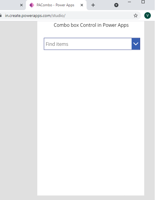 Combo Box Control In Power Apps