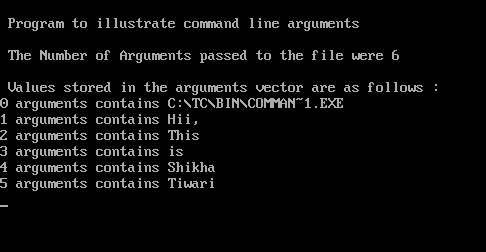 Command Line Arguments in C Programming