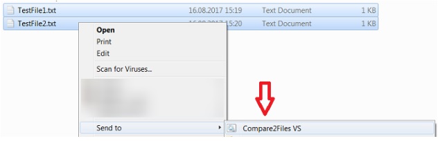 Compare Files (2), With Visual Studio Built In Tool