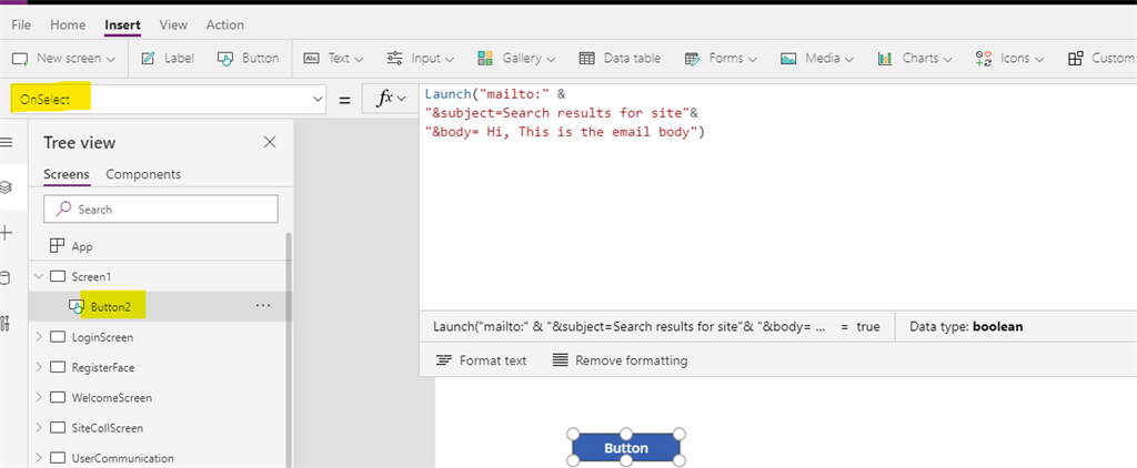 Compose Outlook Email Using Mailto Inside Power Apps Form