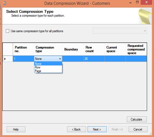 Compression In SQL Server