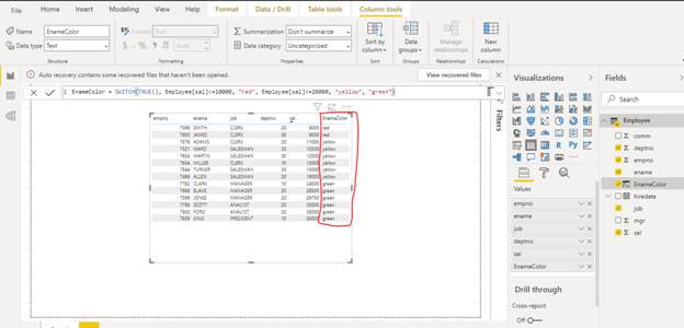 Conditional Formatting By Font Color In Power BI