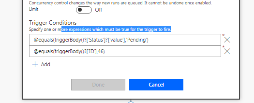 Trigger MS Flow On Condition Based On Column's Value With SharePoint List