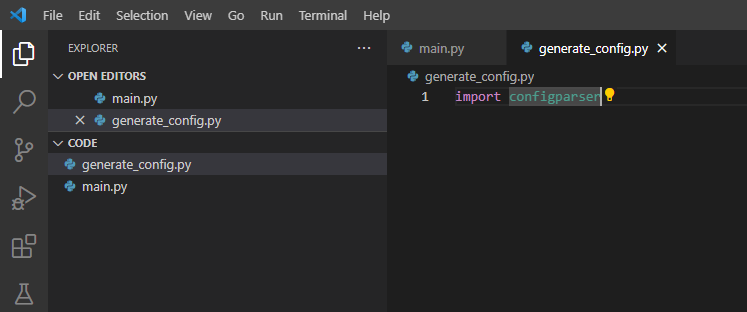 Configuration Files In Python