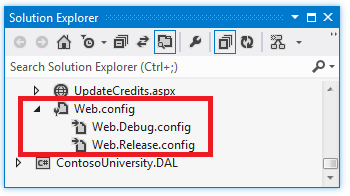 Configuration Transformation (1): Web.Config