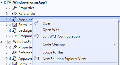 Configuration Transformation (2) - App.Config - SlowCheetah