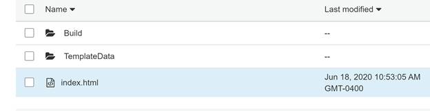 Configure And Deploy A Unity Game To Amazon S3