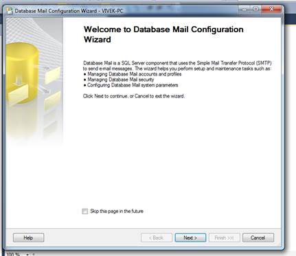 Configure Database Mail