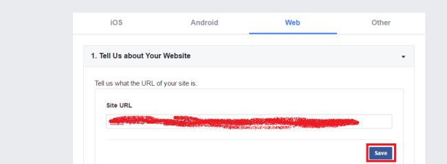 Azure Facebook developer tab