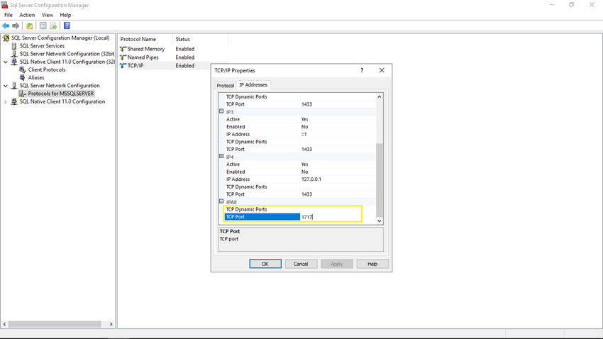 Configure Named Pipe and TCP/IP Settings of SQL Server