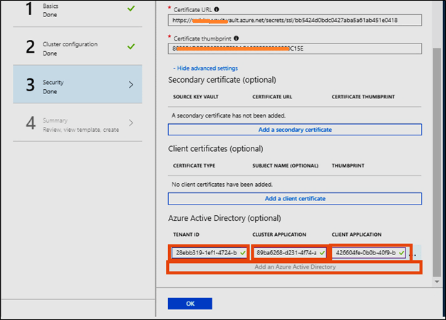 Configure Secure Service Fabric Using Azure Active Directory