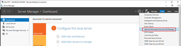Configuring FTP Server In Microsoft Azure