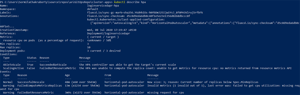 Configuring Horizontal Pod Autoscaling For Azure Kubernetes Services