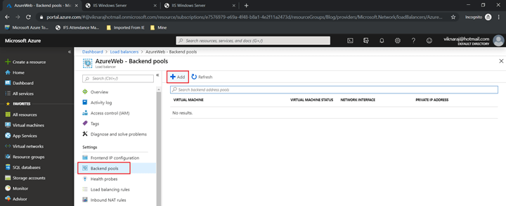 Configuring Load Balancer In Microsoft Azure