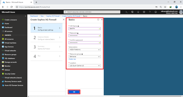 Configuring Sophos XG Firewall On Azure