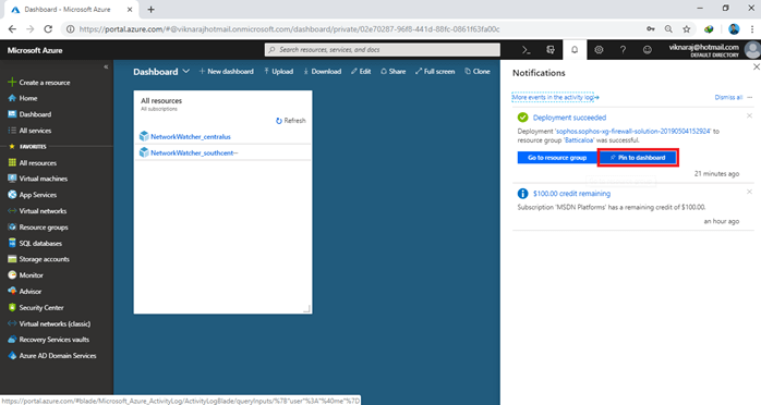 Configuring Sophos XG Firewall On Azure