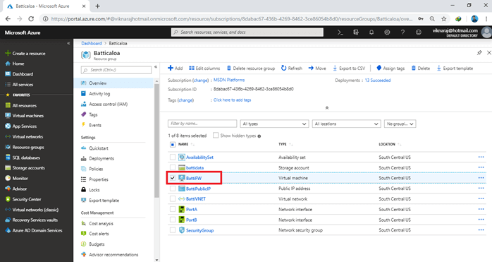 Configuring Sophos XG Firewall On Azure